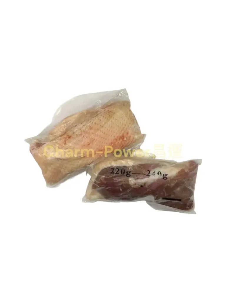 [DKCN000063] China Shandong Raw Duck Breast 220-240G/Piece 22.1LB/Carton 0.5LB/Pack