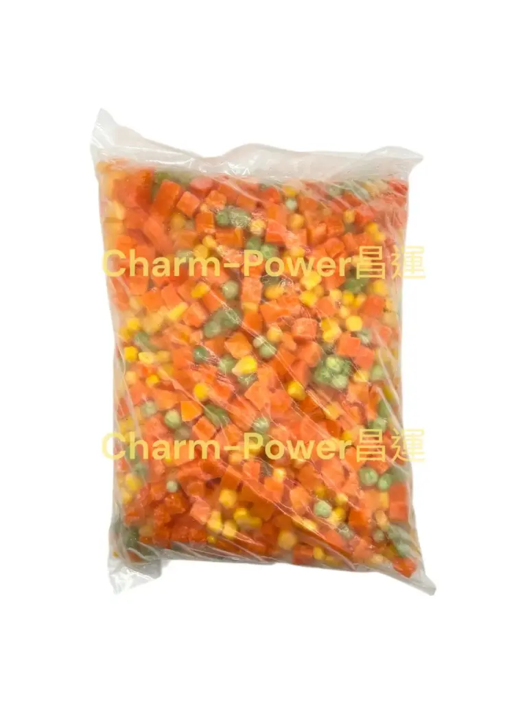 China Mixed Vegetable Dice 1KG*12 Packs/Carton