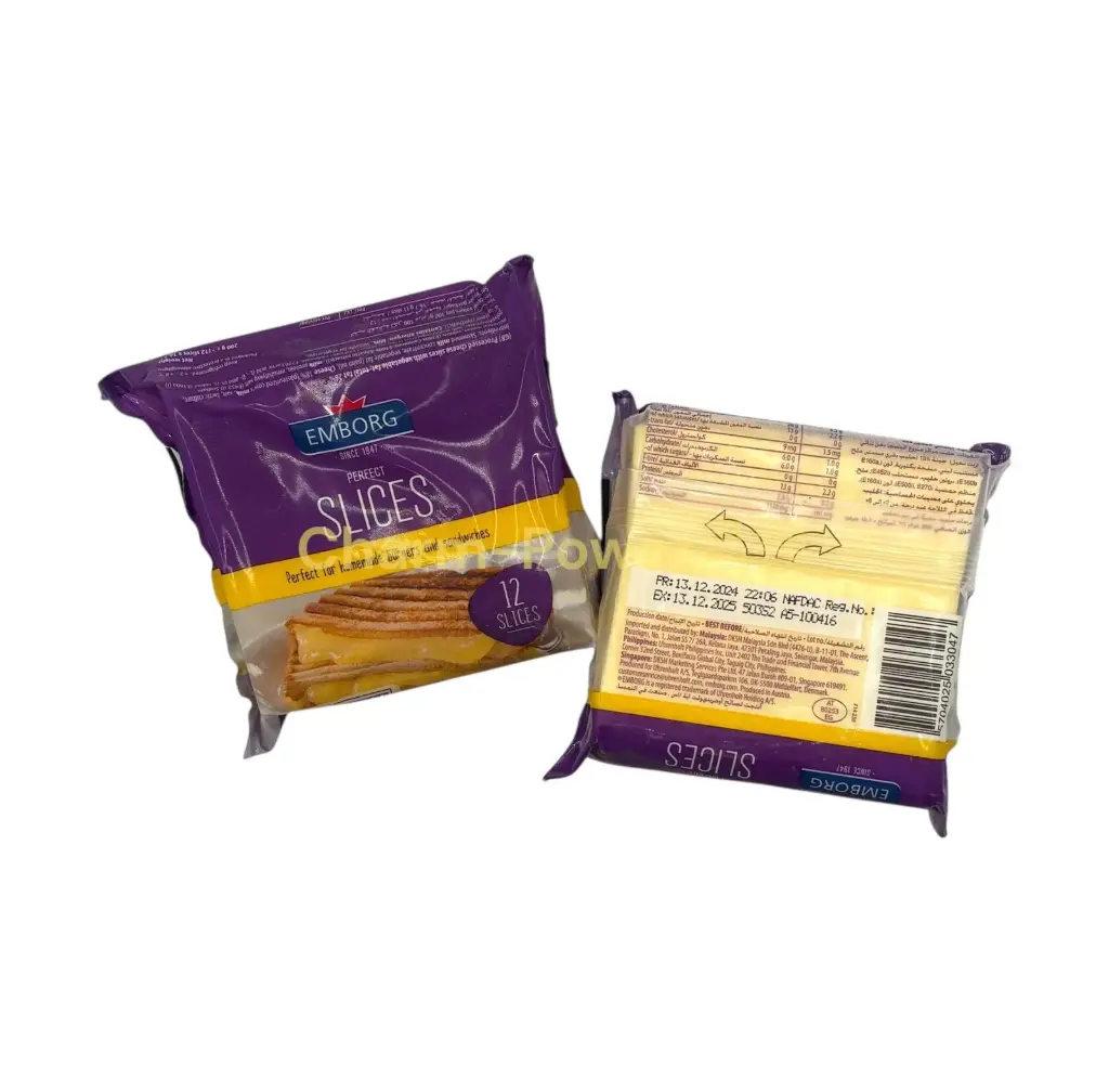 奧地利EMBORG 車打 芝士片 12片,200G*24包/箱
