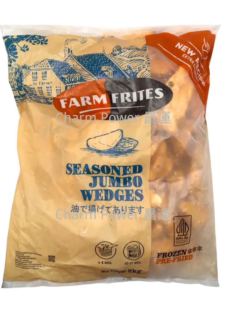 [OVBE000532] 比利時 FARM FRITES 辣味薯角 2KG*6包/箱