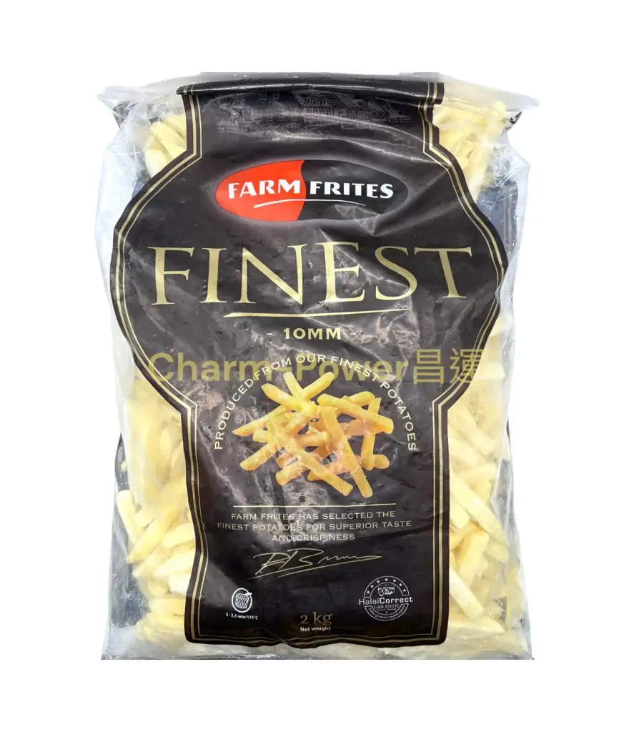 [OVNL000536] Netherlands FARM FRITES Skinless Thick-Cut Fries 1CM 2KG*6 Packs/Carton