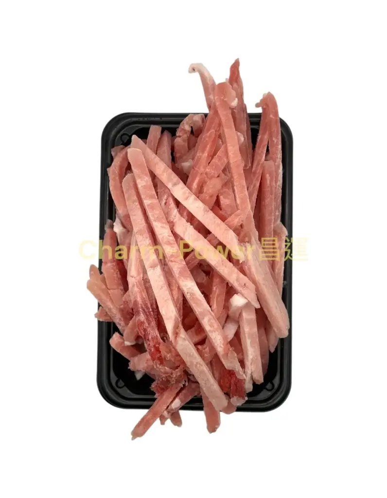 Processed Pork Lean Leg Meat, Shredded 7mm