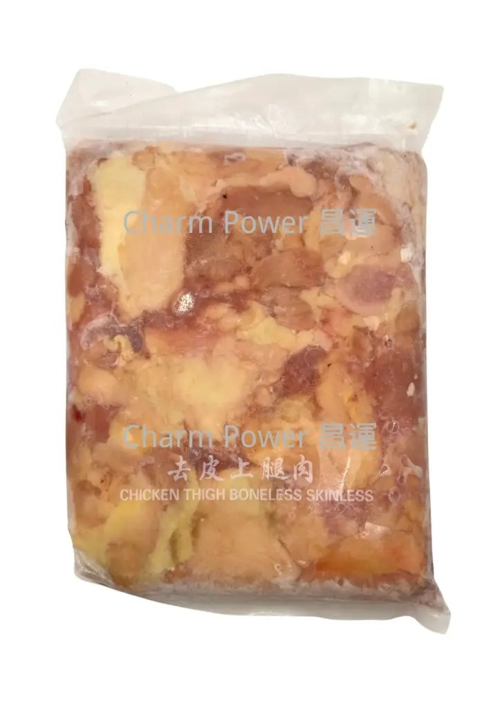 中國 欣城 帶皮 雞上腿肉 100G+4.4LBS*6包  26.4 LBS/箱