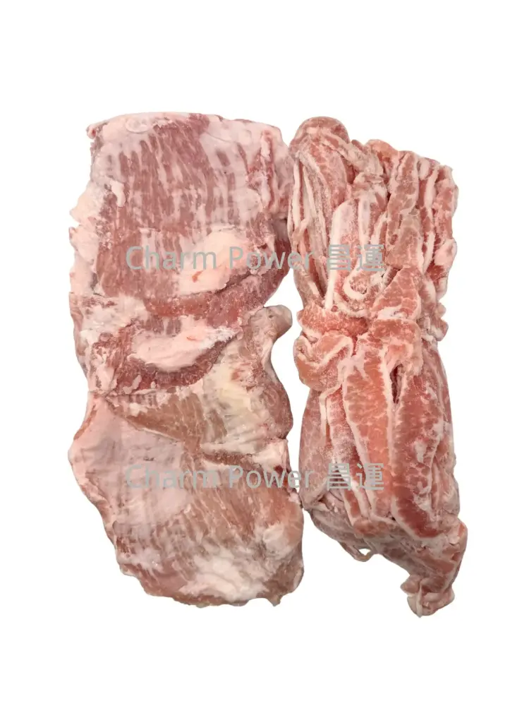 [POUN001831] Processed Pork Jowl, Strips 2 Fen/0.66cm