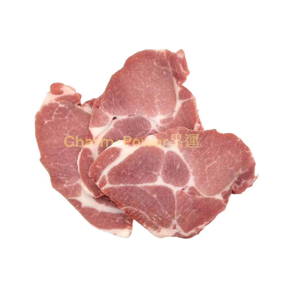 [POUN001878] 加工 豬梅肉 切扒 5分