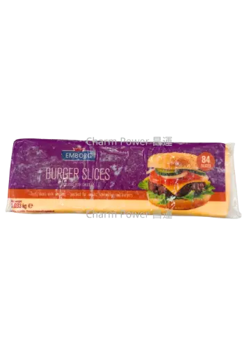 [MKDE000345] 德國EMBORG 紅車打 芝士片 84片,1KG*8包/箱