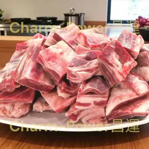 [LMAU001620] 加工 去皮羊腩 切粒 2寸